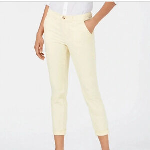 Maison Jules NEW Pockets Mid Rise Fitted Hips‎ Ankle Length Essential Pant